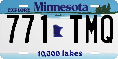 MN license plate 771TMQ