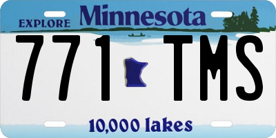 MN license plate 771TMS