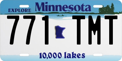 MN license plate 771TMT