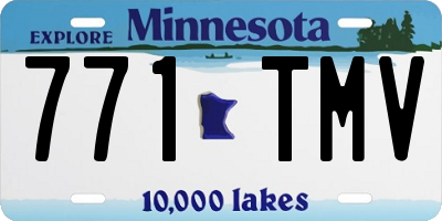 MN license plate 771TMV