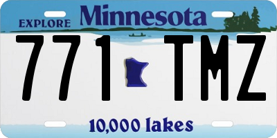 MN license plate 771TMZ