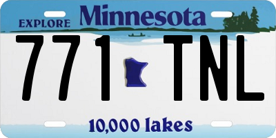 MN license plate 771TNL