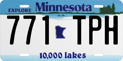 MN license plate 771TPH