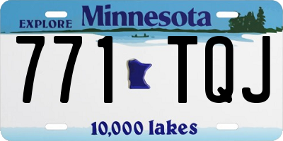 MN license plate 771TQJ