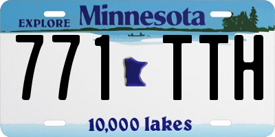 MN license plate 771TTH