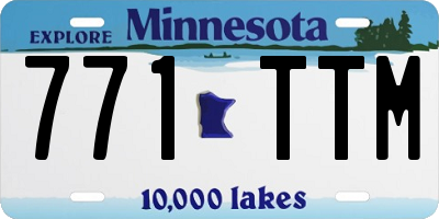 MN license plate 771TTM