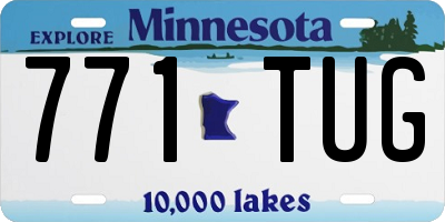 MN license plate 771TUG