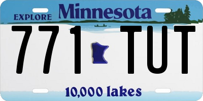 MN license plate 771TUT