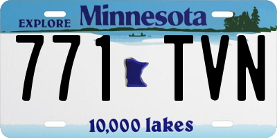 MN license plate 771TVN