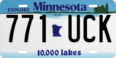 MN license plate 771UCK