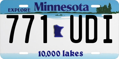 MN license plate 771UDI