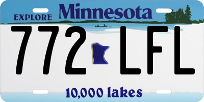 MN license plate 772LFL