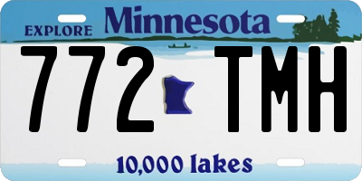 MN license plate 772TMH