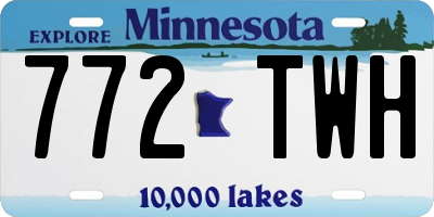 MN license plate 772TWH