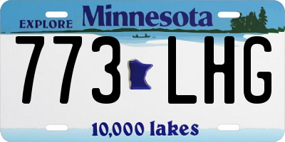 MN license plate 773LHG