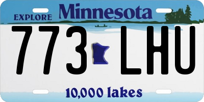 MN license plate 773LHU