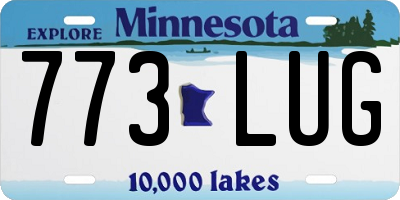 MN license plate 773LUG