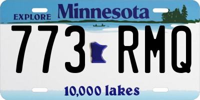 MN license plate 773RMQ