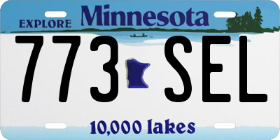 MN license plate 773SEL