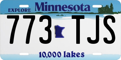 MN license plate 773TJS