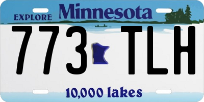 MN license plate 773TLH