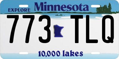 MN license plate 773TLQ