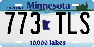 MN license plate 773TLS