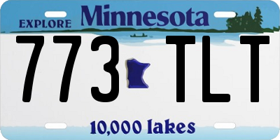 MN license plate 773TLT