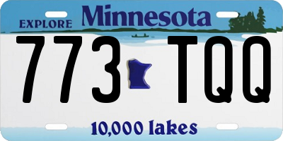 MN license plate 773TQQ