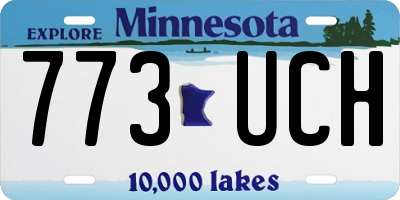 MN license plate 773UCH
