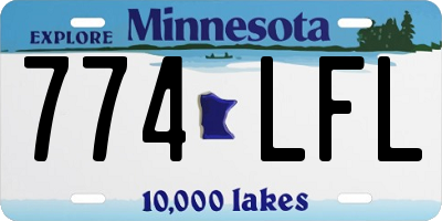 MN license plate 774LFL