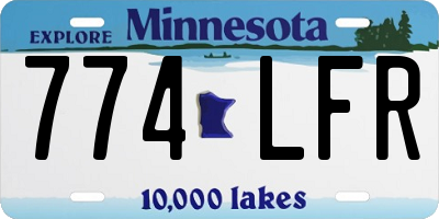 MN license plate 774LFR