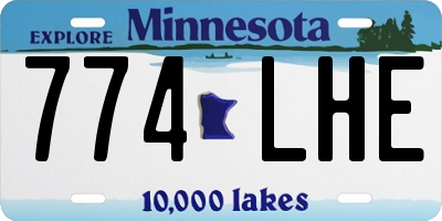 MN license plate 774LHE