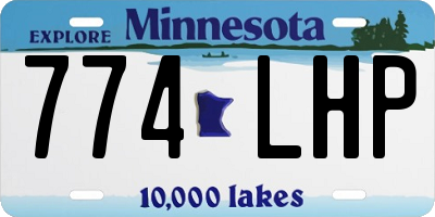 MN license plate 774LHP