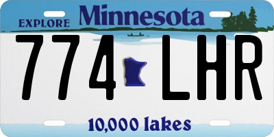 MN license plate 774LHR