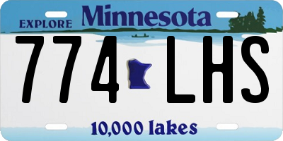 MN license plate 774LHS