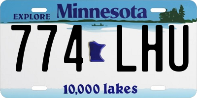MN license plate 774LHU