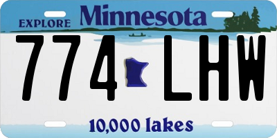MN license plate 774LHW