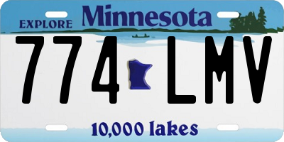 MN license plate 774LMV