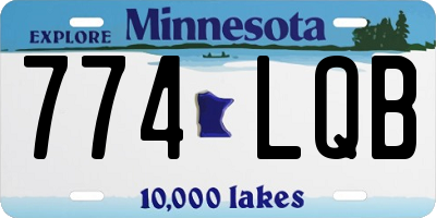 MN license plate 774LQB
