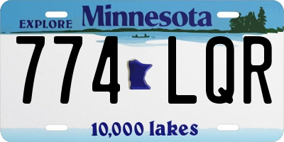 MN license plate 774LQR