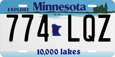 MN license plate 774LQZ