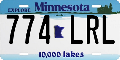 MN license plate 774LRL