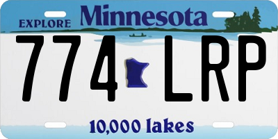 MN license plate 774LRP