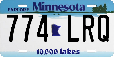 MN license plate 774LRQ