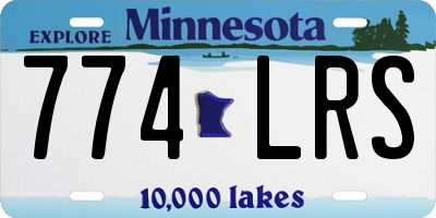 MN license plate 774LRS