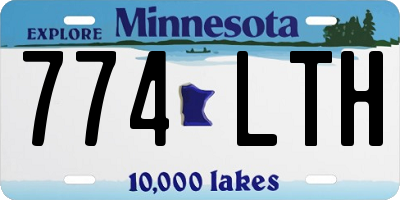 MN license plate 774LTH