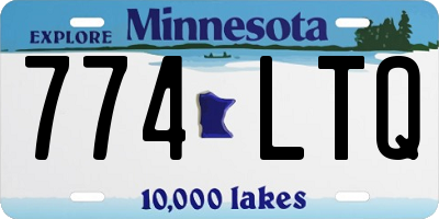 MN license plate 774LTQ