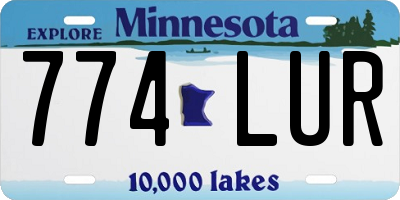 MN license plate 774LUR