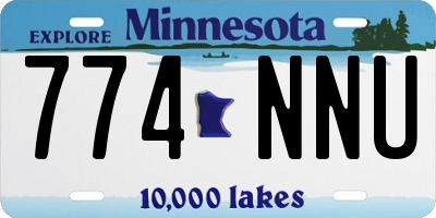 MN license plate 774NNU